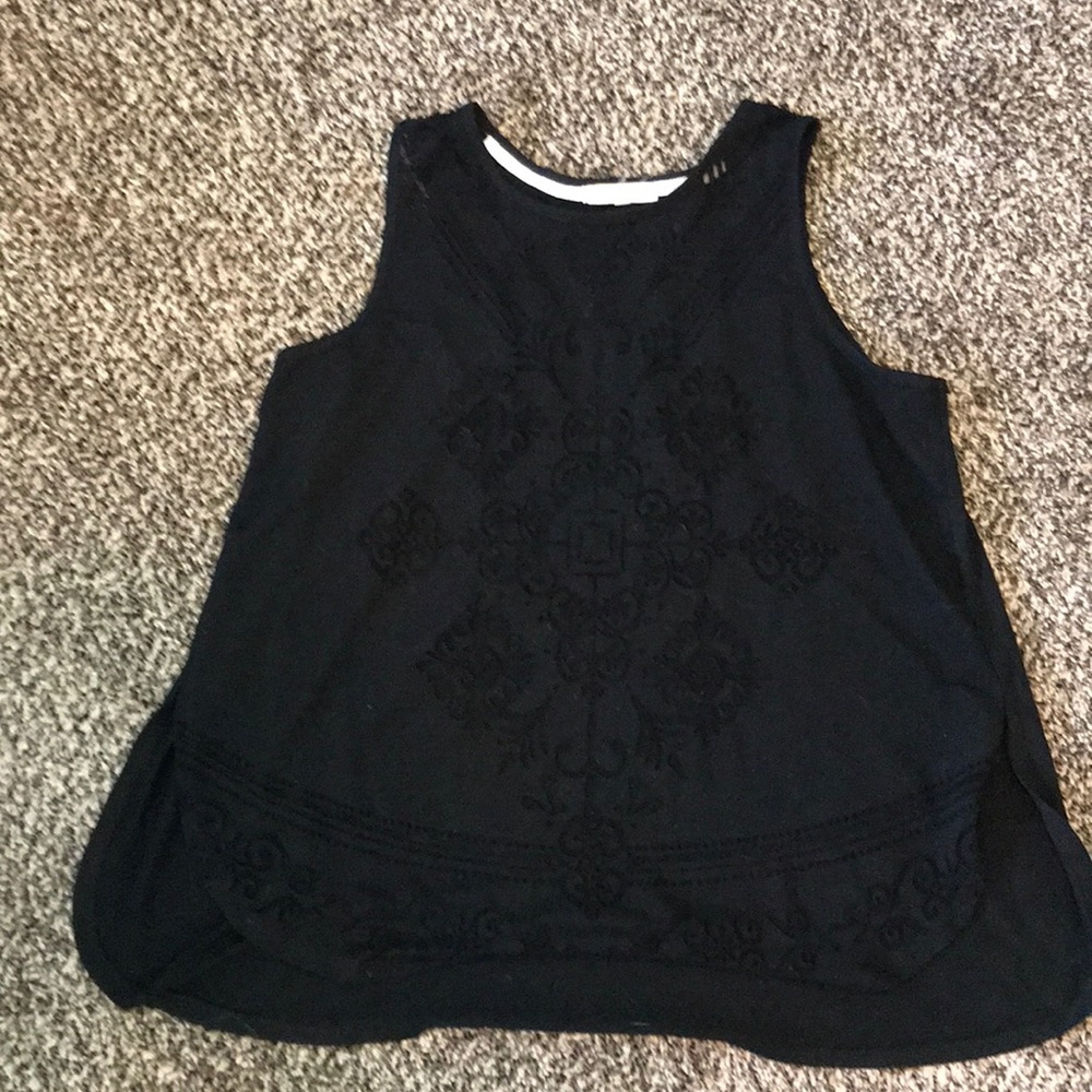 Rewind black sassy tank top!